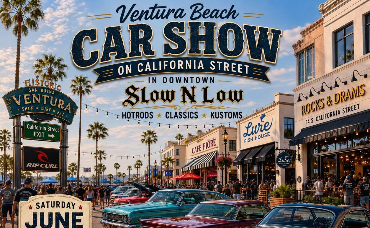 Ventura Beach Car Show partial flyer June 2026